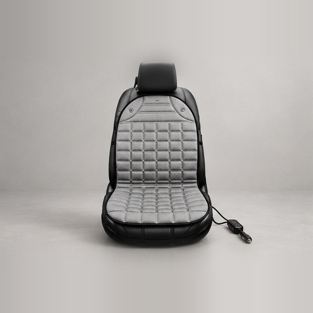 Cuscino riscaldato per auto Tepore grigio, singolo